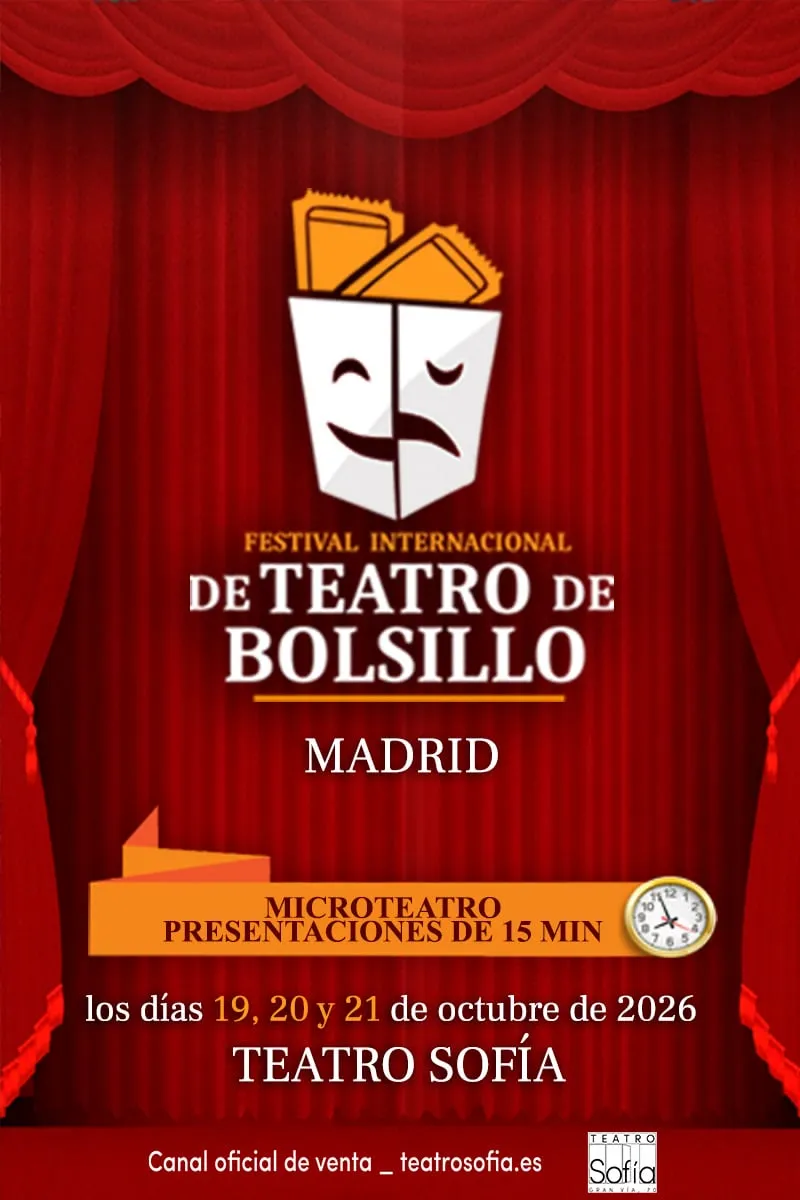Cartel de Festival Internacional de Teatro de Bolsillo