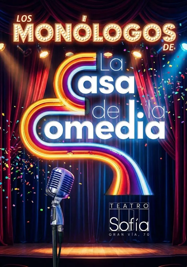 Cartel de Los Monólogos de la Casa de la Comedia