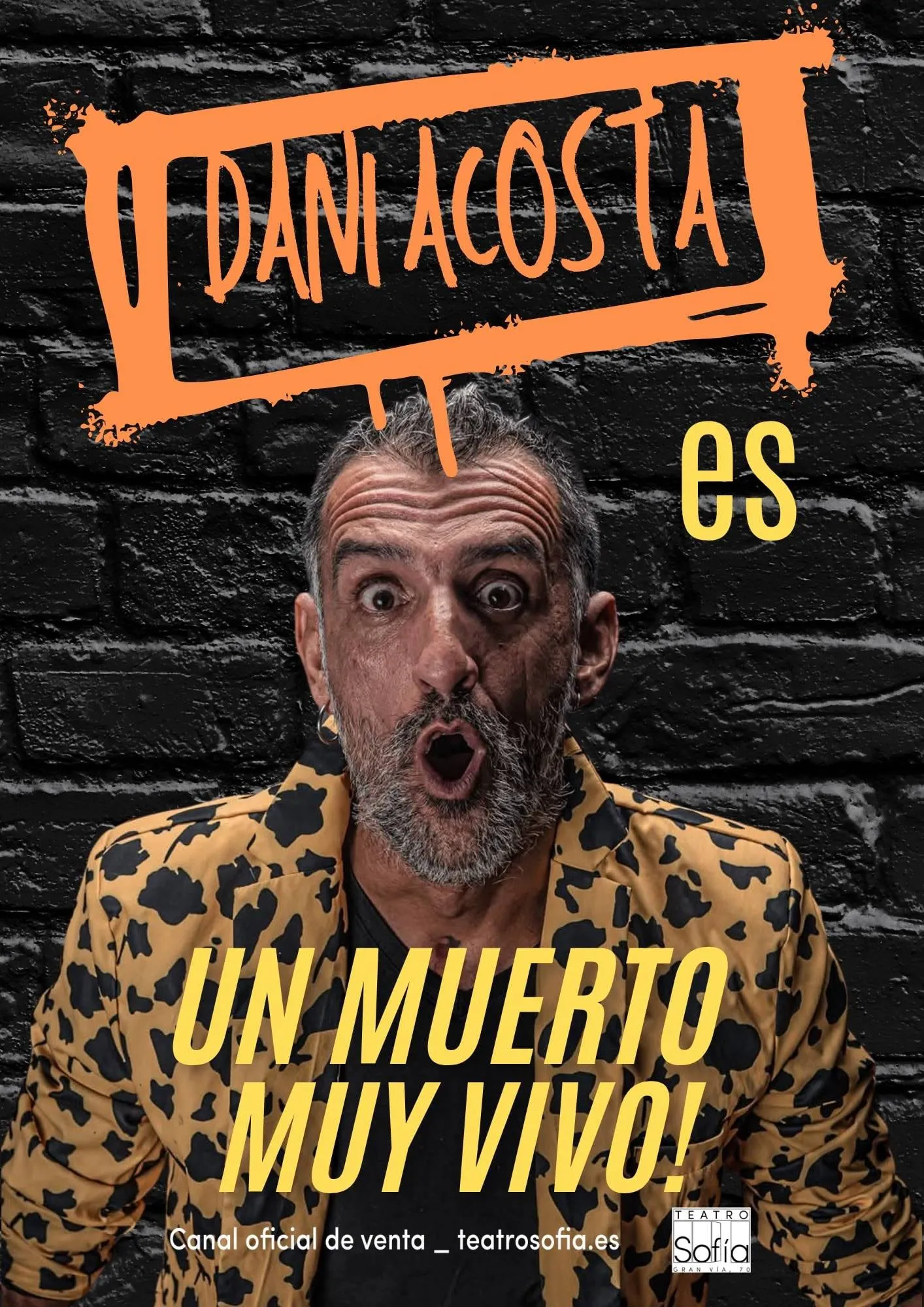 Cartel de Un Muerto Muy Vivo!