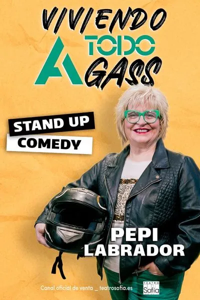 Cartel de Viviendo a todo Gass